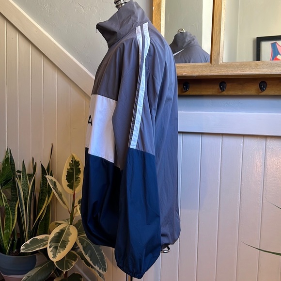 BALENCIAGA Colorblocked Cotton Oversized Track Jacket - Picture 6 of 16